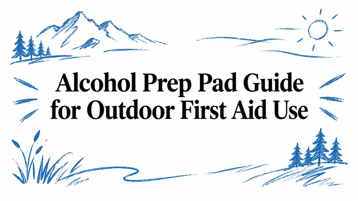 Alcohol Prep Pad Guide for Outdoor First Aid Use