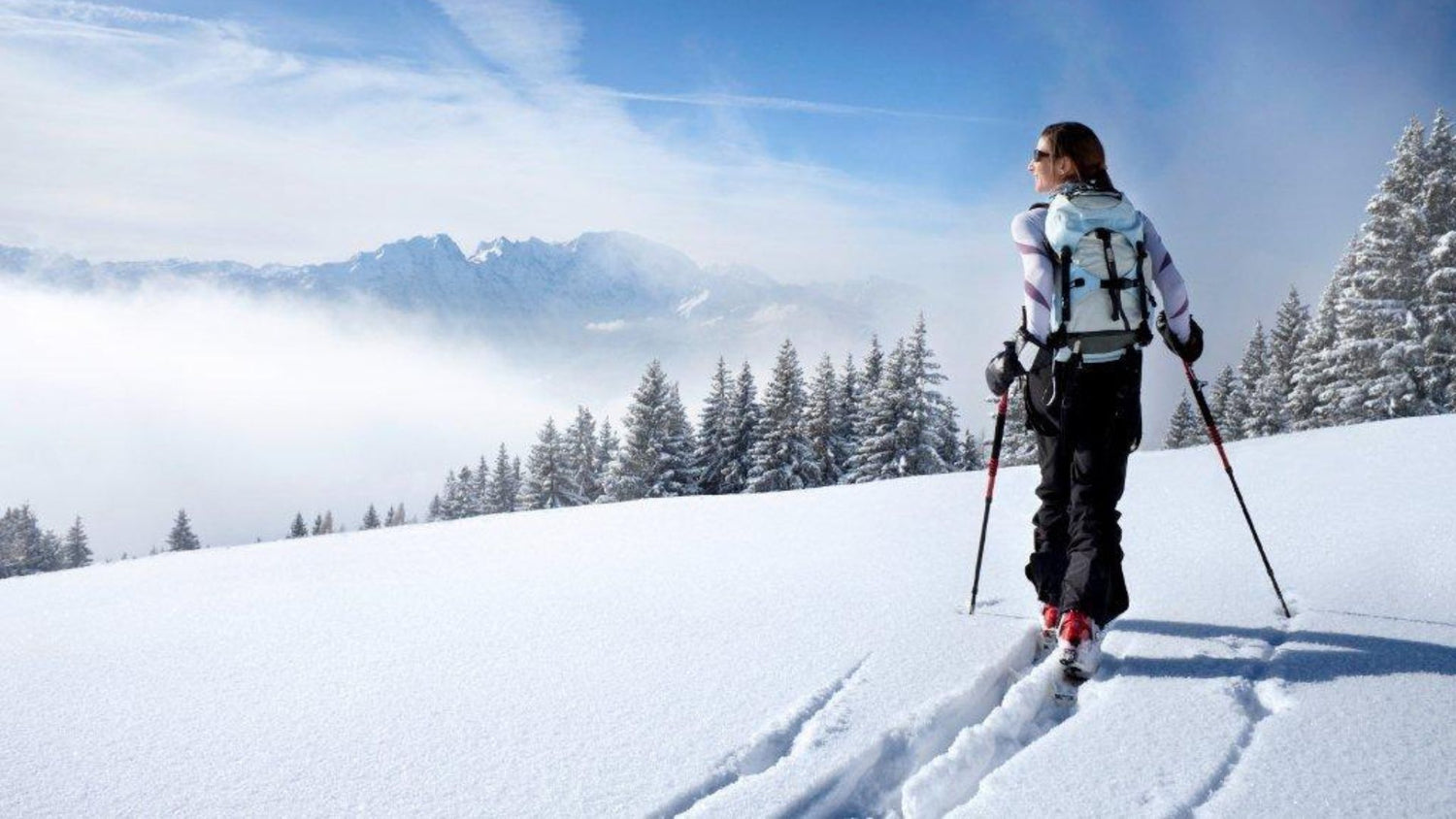 person skiing