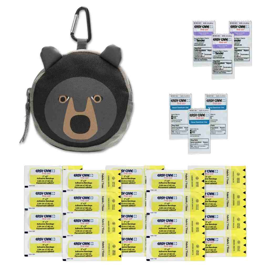 Backyard Adventure Bear First Aid Kit contents
