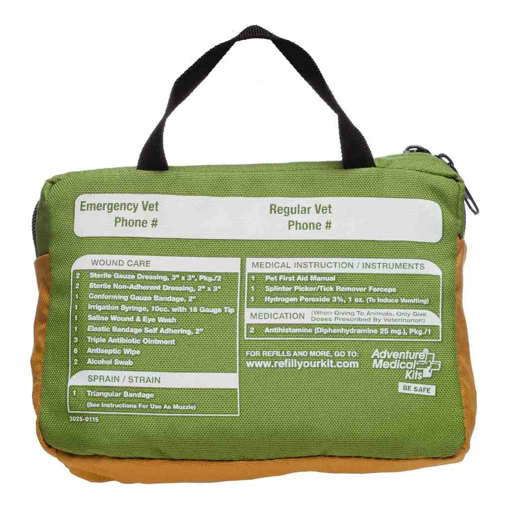 Adventure Dog Medical Kit - Trail Dog back