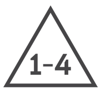 1 to 4