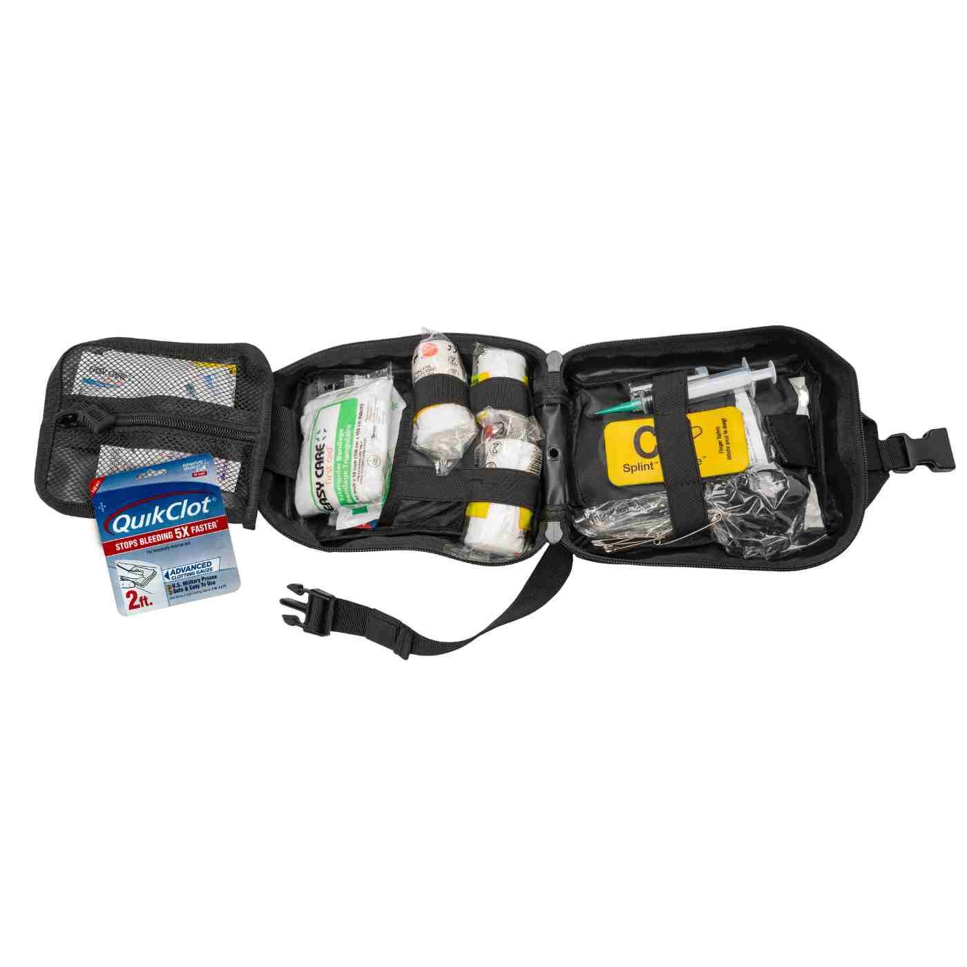 MOLLE Bag Trauma Kit 2.0 - Black opened kit
