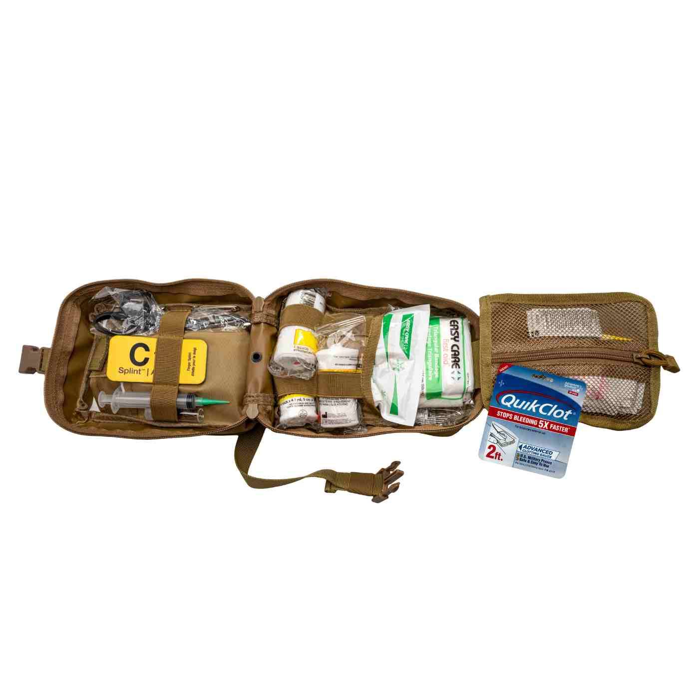 MOLLE Bag Trauma Kit 2.0 - Khaki opened