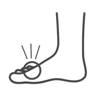 Injured foot