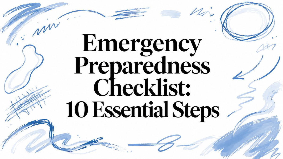 Emergency Preparedness Checklist: 10 Essential Steps