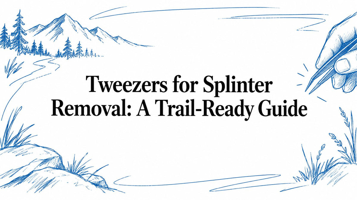 Tweezers for Splinter Removal: A Trail-Ready Guide