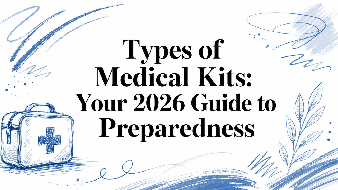 Types of Medical Kits: Your 2026 Guide to Preparedness