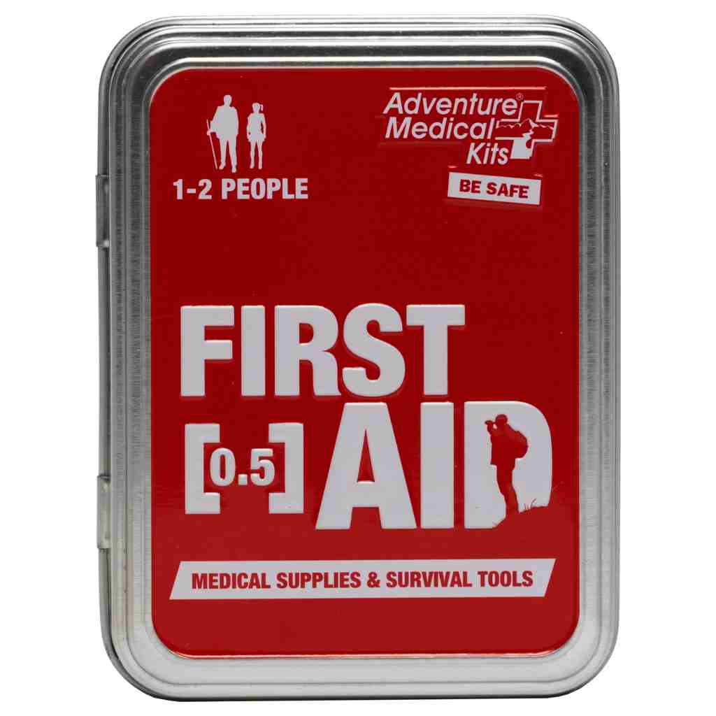 Adventure First Aid, 0.5 Tin front