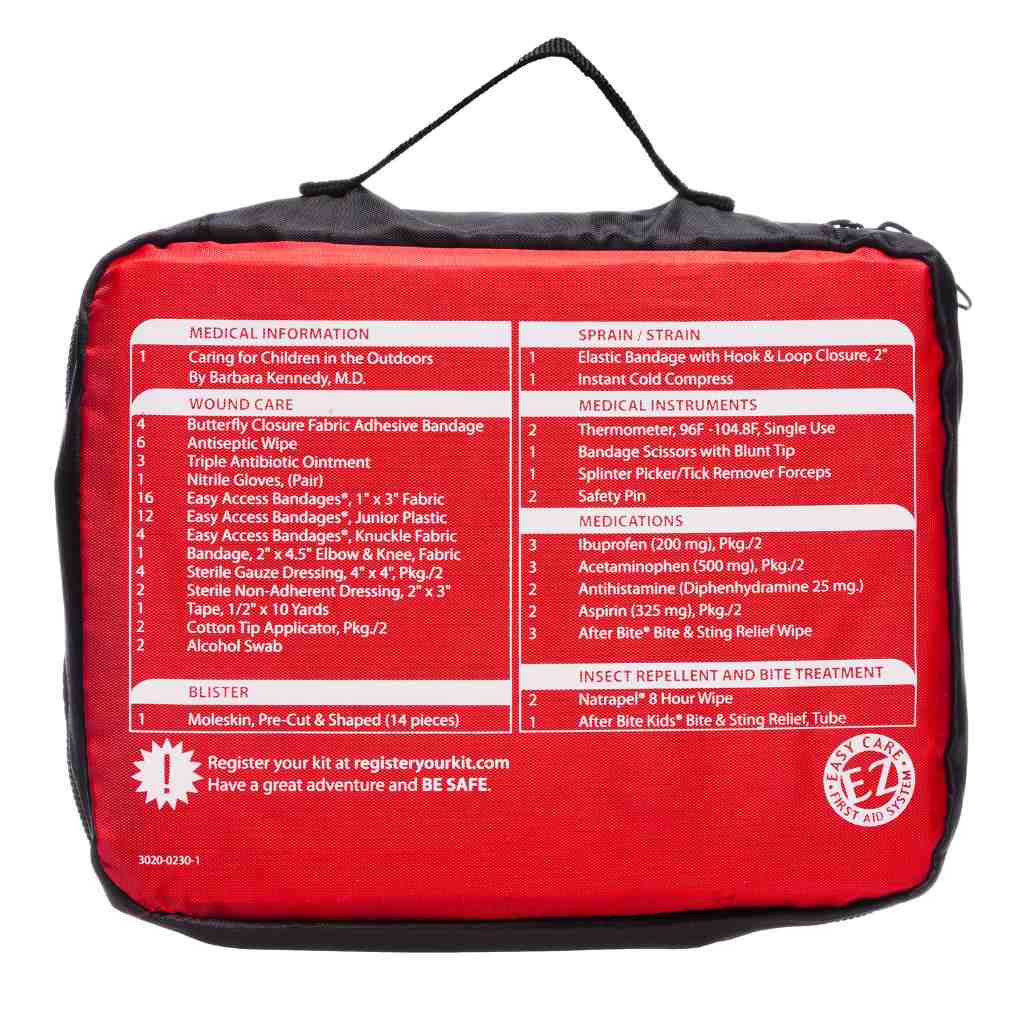 Adventure First Aid, Family First Aid Kit back