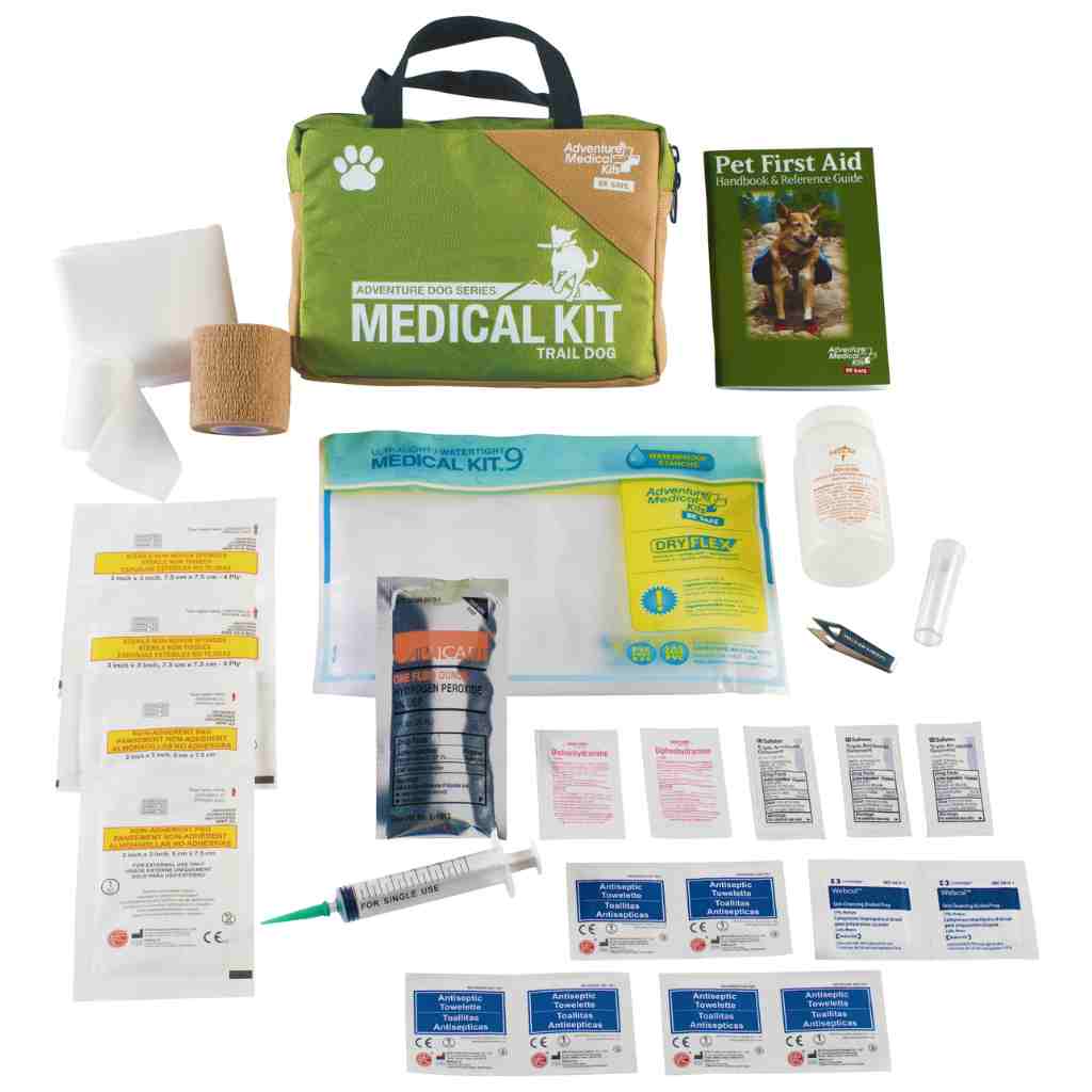 Adventure Dog Medical Kit - Trail Dog contents