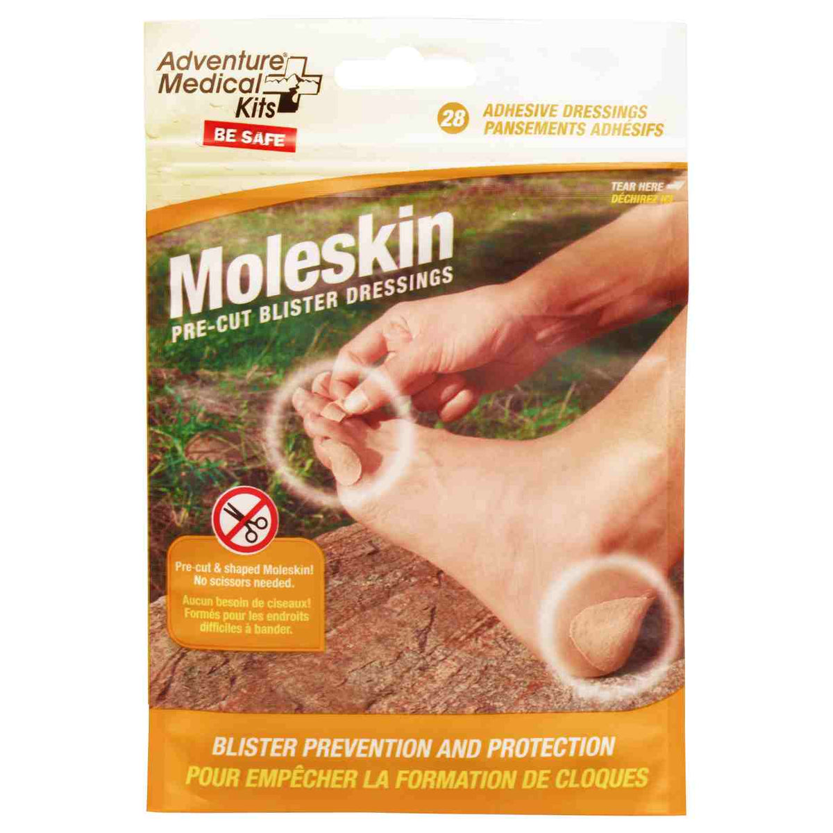 Moleskin Bandages Kit for Blisters Adventure Medical Kits