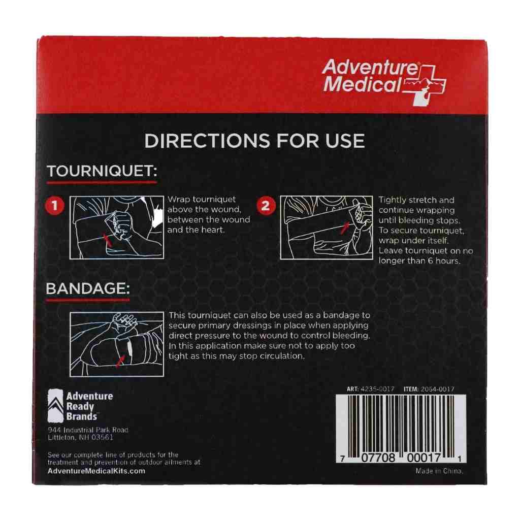 Adventure Medical Trauma Tourniquet back