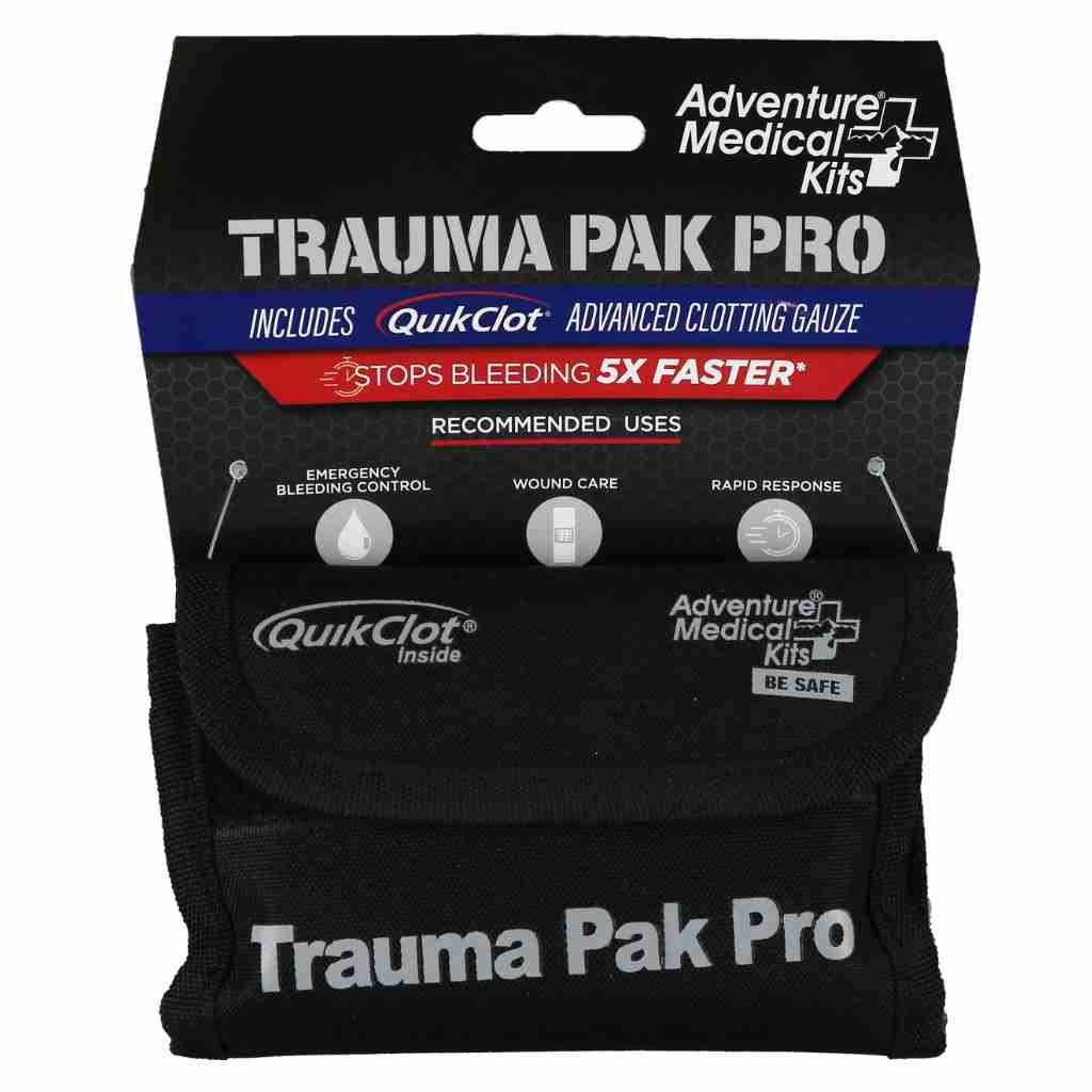 Trauma Pak Pro with QuikClot & Trauma Tourniquet front