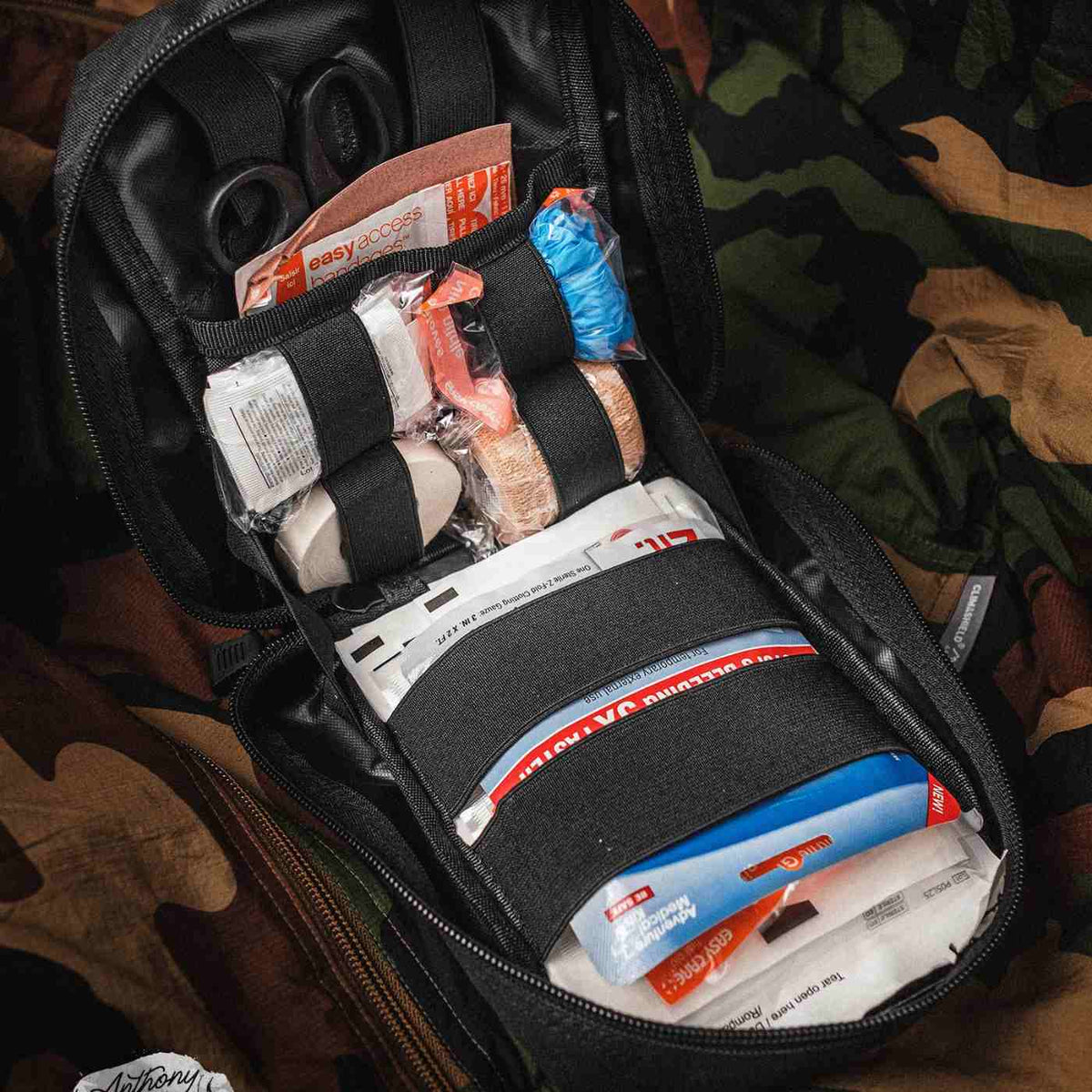 MOLLE Bag Trauma Kit 1.0 in Black Adventure Medical Kits