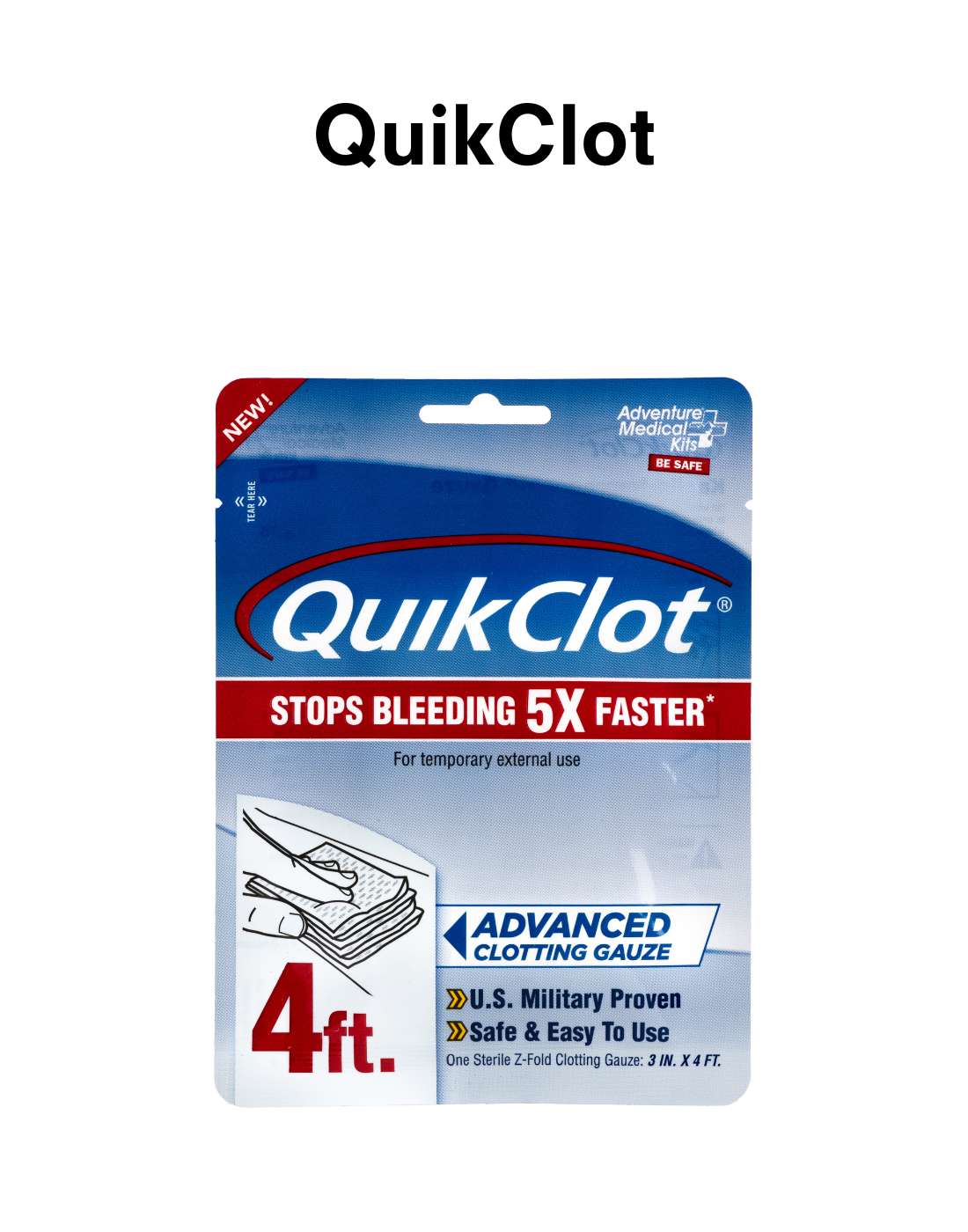 QuikClot 4 Foot